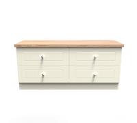 Cambridge 4 Drawer Bed Box (Ready Assembled) Ready Assembled 2 U Cream One Size