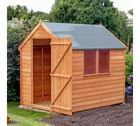 Cambridge 5' 1" x 6' 8" Apex Shed - Budget Dip Treated Overlap