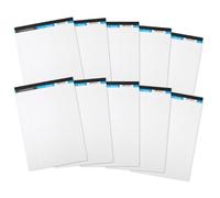 Cambridge A4 Legal Pad, Ruled with Margin, White, 100 Page, Pack of 10