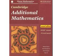 Cambridge Additional Mathematics for IGCSE 0606 2nd