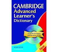 Cambridge Advanced Learner's Dictionary Hardback with CD ROM