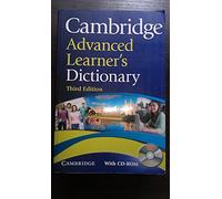 Cambridge Advanced Learner's Dictionary with CD-ROM