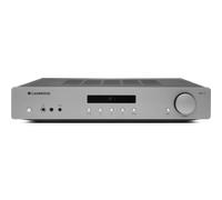 Cambridge Audio AXA35-35 Watt Separate Integrated Stereo Amplifier HiFi System Featuring Built-In Phono Stage Preamp with Front Aux Input and Headphone Socket - Lunar Grey