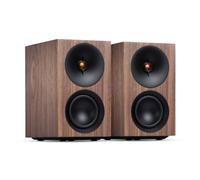 Cambridge Audio L/R S - 100W Compact Active Stereo Speakers with Built-in Amplifier, aptX HD Bluetooth, USB Audio, Aux & Optical Inputs, Subwoofer Output, Remote Control & Room Positioning - Walnut