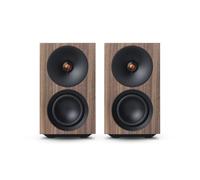Cambridge Audio L/R S - 100W Compact Active Stereo Speakers with Built-in aptX HD Bluetooth, USB Audio, Aux & Optical Inputs, Subwoofer Output, Remote Control, Room Positioning & DynamEQ - Walnut