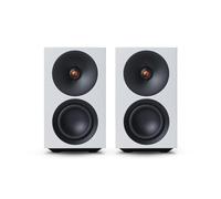 Cambridge Audio L/R S - 100W Compact Active Stereo Speakers with Built-in aptX HD Bluetooth, USB Audio, Aux & Optical Inputs, Subwoofer Output, Remote Control, Room Positioning & DynamEQ - White