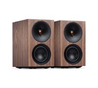 Cambridge Audio L/R S - 100W Compact Active Stereo Speakers with Built-in aptX HD Bluetooth, USB Audio, Aux & Optical Inputs, Subwoofer Output, Remote Control, Room Positioning & DynamEQ - Walnut