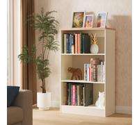 Cambridge Bookcase (Ready Assembled) Ready Assembled 2 U Cream One Size
