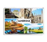 Cambridge - Cambridgeshire - Souvenir Tourist Fridge Magnet - Novelty Keepsake Gift