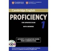 Cambridge Certificate of Proficiency in English 1