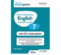 Cambridge Checkpoint Lower Secondary English Teacher's Guide 7 with Boost Subscription Booklet: Third Edition