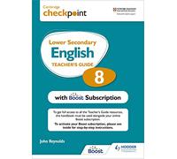 Cambridge Checkpoint Lower Secondary English Teacher's Guide 8 with Boost Subscription Booklet: Third Edition