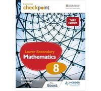 Cambridge Checkpoint Lower Secondary Mathematics Student's Book 8: Third Edition