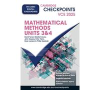 Cambridge Checkpoints VCE Mathematical Methods Units 3&4 2025