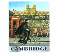 Cambridge Cycling Bike Riding Fridge Magnet University Souvenir Gift Student Professor