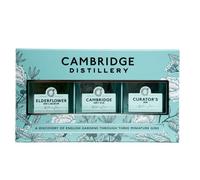 Cambridge Distillery Trio pack - Gin Gift Set - Cambridge Dry Gin, Curator’s Gin and Elderflower Gin Liqueur - Perfect for Gin Lovers (3x50ml)