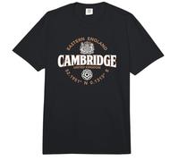 Cambridge Eastern England Coordinates Label 2C Comfort Colors Adult Heavyweight T-Shirt