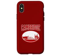 Cambridge England UK Travel Vintage Athletic Sport Case for iPhone X/XS