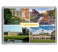 Cambridge England United Kingdom Souvenir Acrylic Fridge Magnet (Standard: 70x45mm)