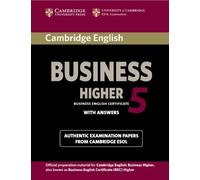 Cambridge English Business 5 Higher Student's Book with Answers