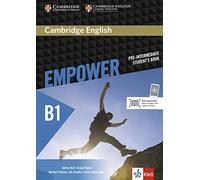 Cambridge English Empower Pre-Intermediate Student's Book Klett Edition: Für Erwachsenenbildung/Hochschulen.