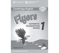 Cambridge English Flyers 1 for Revised Exam from 2018 Answer Booklet: Authentic Examination Papers (Cambridge Young Learners English Tests)