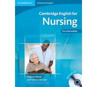 Cambridge English for Nursing Pre-intermediate Student's Book with Audio CD