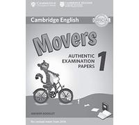 Cambridge English Movers 1 for Revised Exam from 2018 Answer Booklet : Authentic Examination Papers
