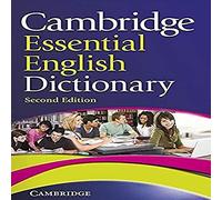 Cambridge Essential English Dictionary (Cambridge Essential Eng Dictio)