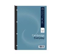 Cambridge Everyday 846200192 A4 Ruled Refill Pad 160 Pages - Blue (5 Pack)