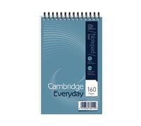 Cambridge Everyday Ruled Wirebound Notepad 125 x 200mm (Pack 10)