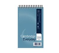 Cambridge Everyday Ruled Wirebound Notebook 300 Pages 125 x 200mm (Pack of 5) 84