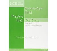 Cambridge First Volume 2 Practice Tests Plus New Edition Students' Book with Key