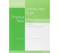 Cambridge First Volume 2 Practice Tests Plus New Edition Students' Book without Key