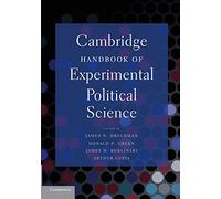Cambridge Handbook of Experimental Political Science – Cambridge University Press