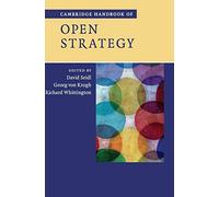 Cambridge Handbook of Open Strategy - New Hardback - P555z