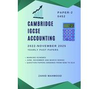 Cambridge IGCSE Accounting (0452) Paper 2: Past Papers Practice Book (IGCSE and O Level Past Papers)
