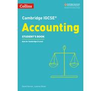 Cambridge IGCSE TM Accounting Students Book by Horner & DavidOliver & Leanna