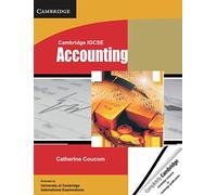 Cambridge IGCSE Accounting Student's Book (Cambridge International IGCSE)