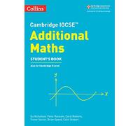 Cambridge IGCSE™ Additional Maths Student’s Book (Collins Cambridge IGCSE™)