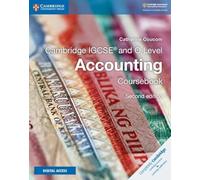 Cambridge IGCSE® and O Level Accounting Coursebook with Digital Access (2 Years) – 2 Ed