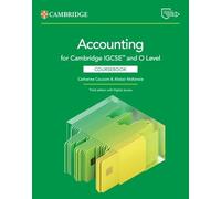Cambridge IGCSE™ and O Level Accounting Coursebook with Digital Access (2 Years) (Cambridge International Igcse)