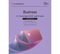 Cambridge IGCSE™ and O Level Business Workbook with Digital Access (2 Years)