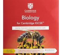 Cambridge IGCSE™ Biology Digital Teacher's Resource Access Card (Cambridge International IGCSE)