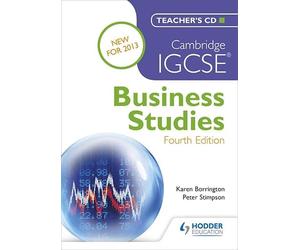 Cambridge IGCSE Business Studies 4th edition Teacher's CD
