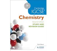 Cambridge IGCSE Chemistry Study and Revision Guide: Hodder Education Group