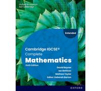 Cambridge IGCSE Complete Mathematics Extended: Student Book Sixth Edition: (Cambridge IGCSE Complete Mathematics Extended 6th Revised edition)