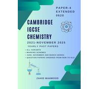Cambridge IGCSE Extended Chemistry (0620): Paper 4 Theory Past Papers (IGCSE and O Level Math Preparation)