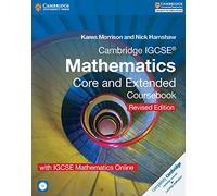 Cambridge IGCSE® Mathematics Core and Extended Coursebook with CD-ROM and IGCSE Mathematics Online Revised Edition (Cambridge International IGCSE)