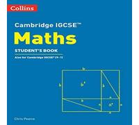 Cambridge IGCSE™ Maths Student's Book Paperback Chris Pearce Multi One Size